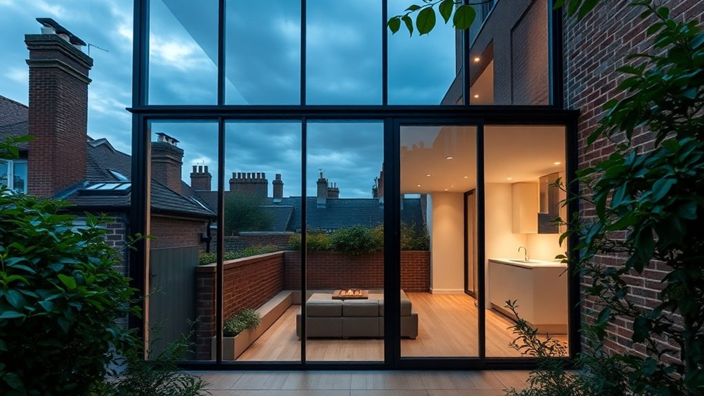 Glass Extension Walls Tooting