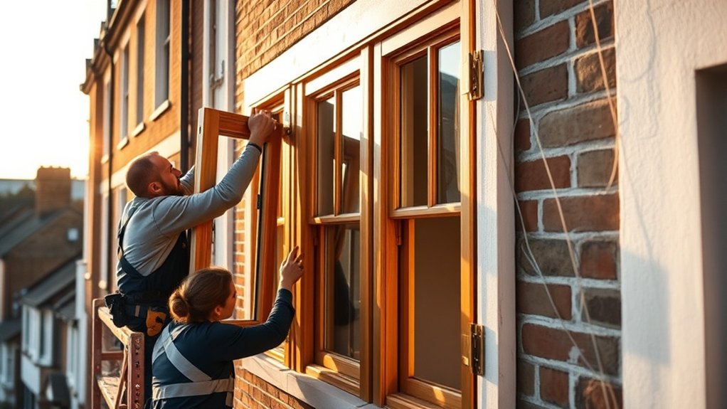 Wooden Window Installation Tooting
